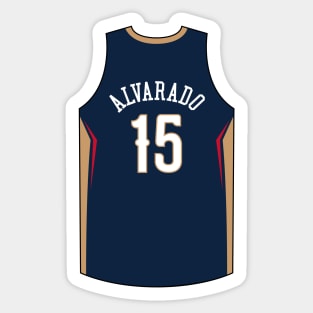 Jose Alvarado New Orleans Jersey Qiangy Sticker